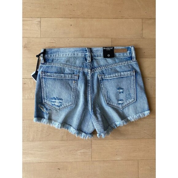 BLANK Nyc Bnwt Womens High Rise Jean Shorts Distressed "Hollyweird" - Picture 7 of 8